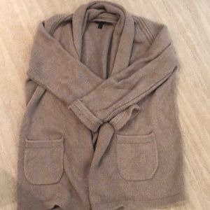 Cozy beige j crew cardigan
